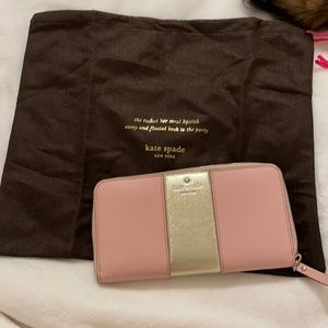 Pink Kate Spade wallet